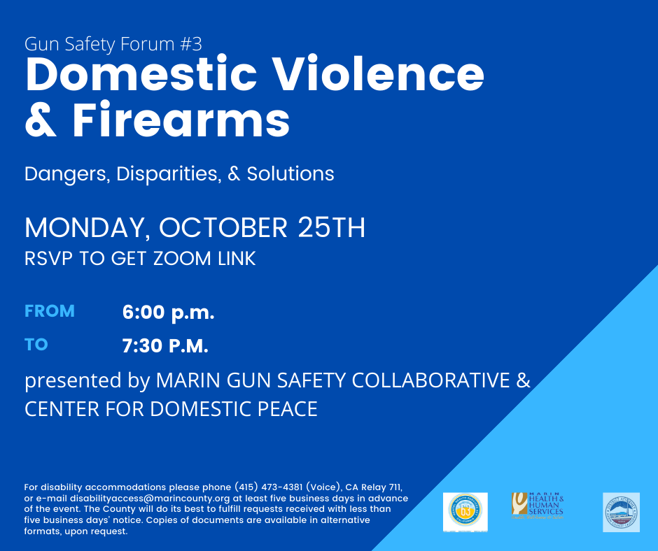 Gun Safety Forum #3: Domestic Violence & Firearms